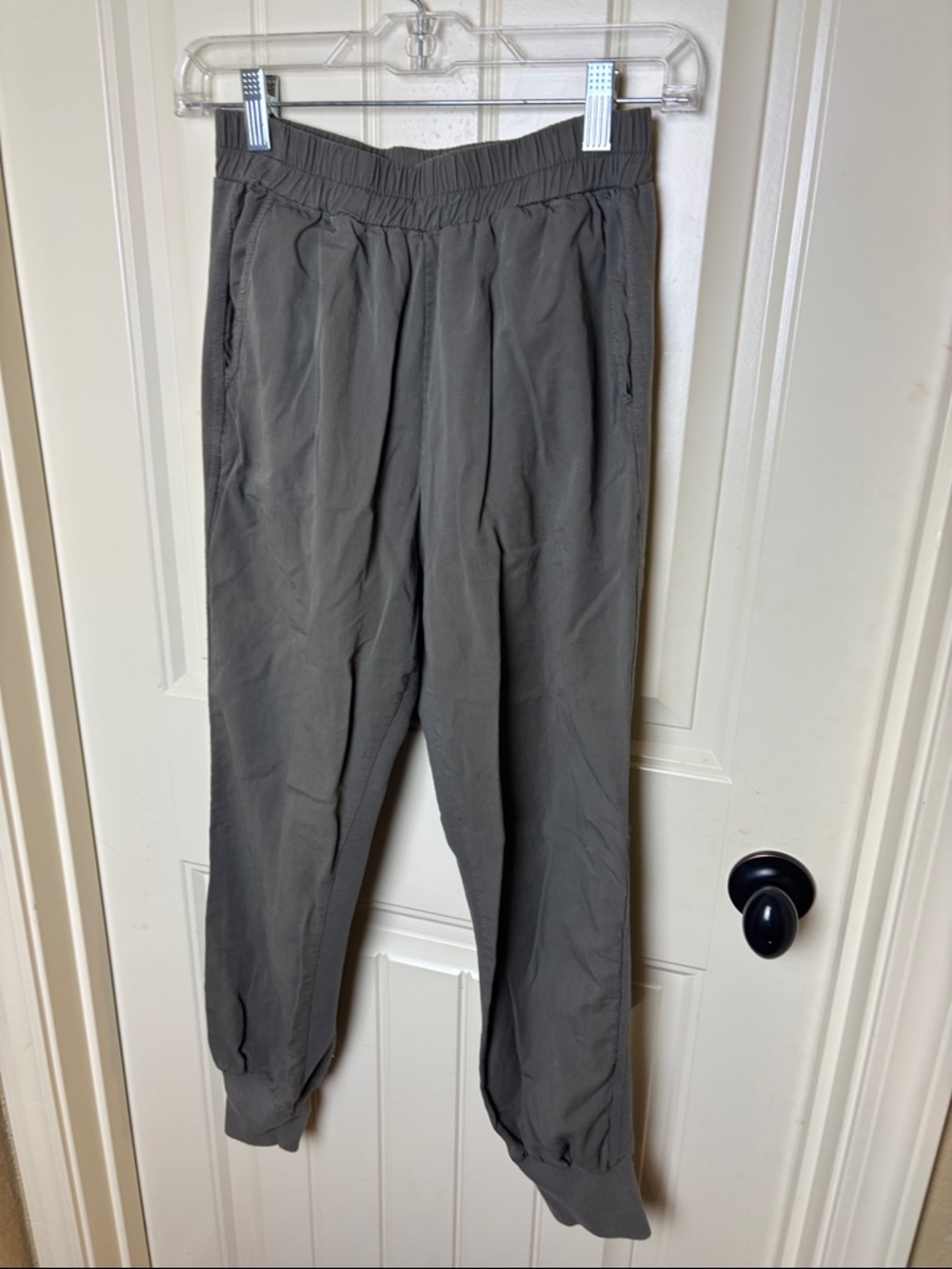 Zara Women's Olive Gray Track Joggers
